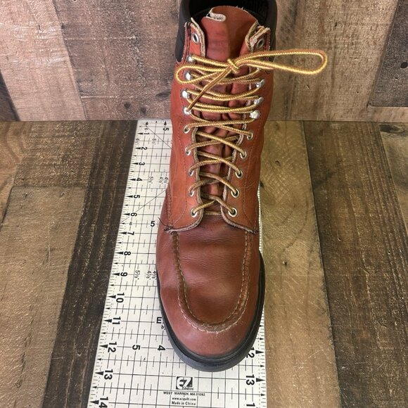 Red Wing 404 Moc Toe Supersole Work Boots Mens 13 B - Picture 4 of 12